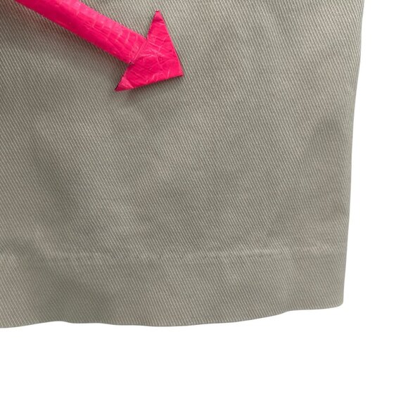 Vintage Cache Womens 10 Pants Wide Leg Flared Ivory 1990s Preppy Retro Career - Picture 7 of 10